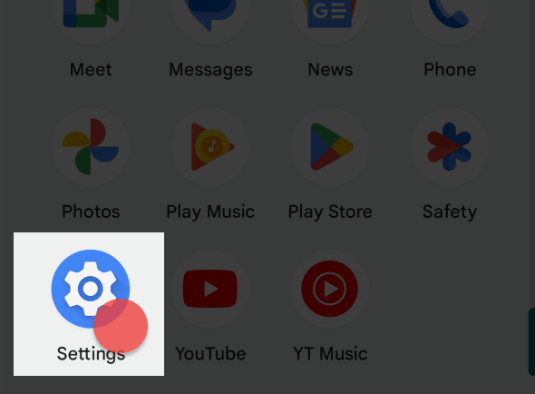 1. Open the Settings App