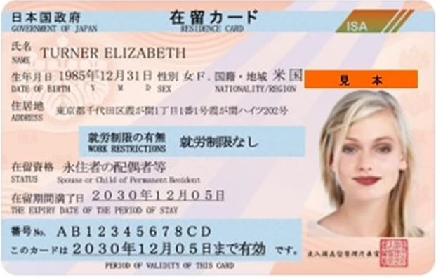 新様式の在留カード