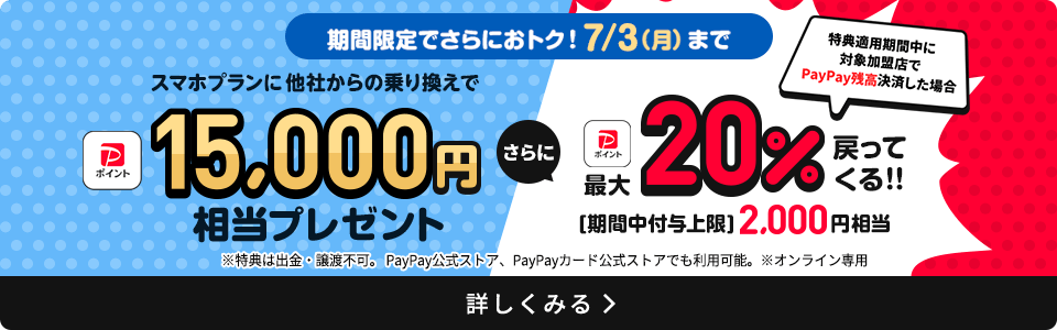 スマホプラン乗り換え大応援キャンペーン