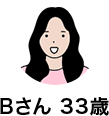 Bさん 33歳