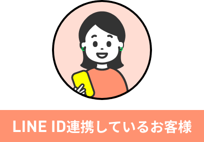 LINE ID連携しているお客様