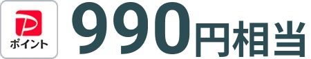 PayPayポイント990円相当