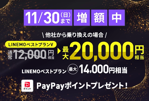 PayPay増額キャンペーン