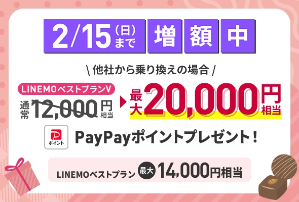 PayPay増額キャンペーン