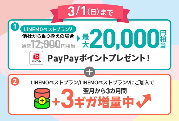 PayPay増額キャンペーン