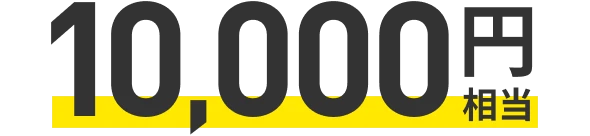 10,000円相当