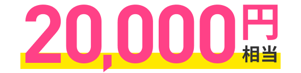 20,000円相当