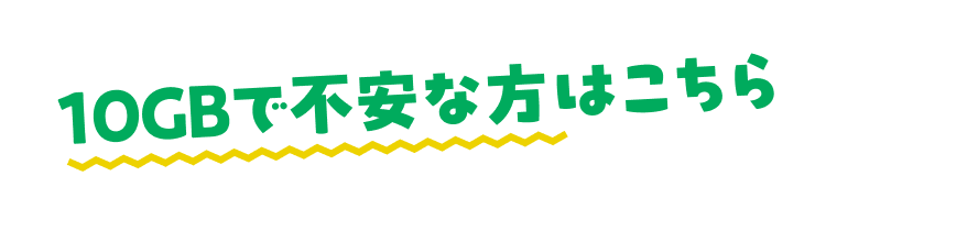 10GBで不安な方はこちら